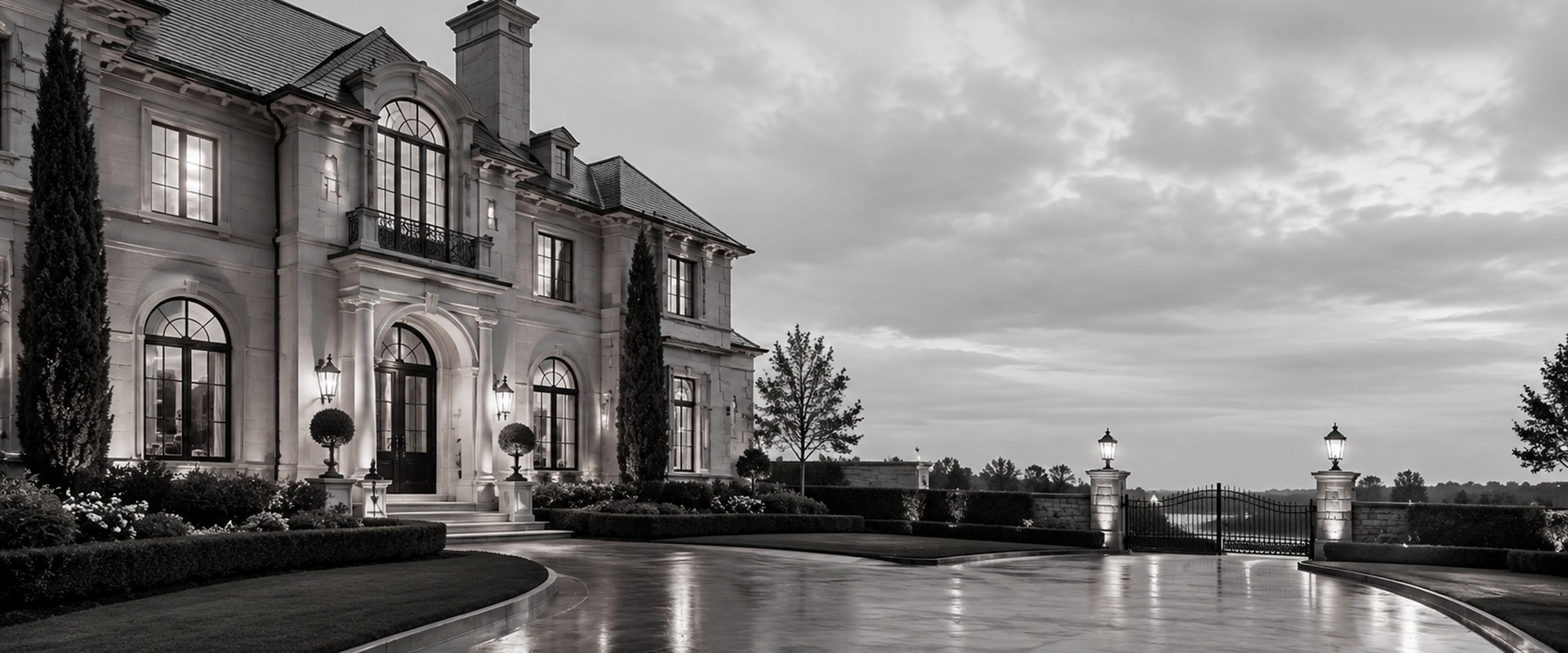 Private residence and property setting
